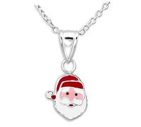 Katy Craig Santa Claus Necklace Christmas 925 Sterling Silver