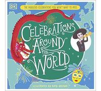 Katy Halford Celebrations Around the World Hardback Book Katy Halford Multicolor