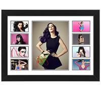 Katy Perry - Signed Poster Print - Limited Edition Autograph Fan Gift - Collectible Memorabilia Merchandise (Framed A4 (30x21cm))