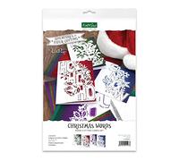Katy Sue Adventures in Paper Cutting Christmas Words Card Making Set. 8 Ready to Cut Christmas Card Designs with 8 Colourful Insert Papers & 8 Envelopes. Cards are 5 x 7 Inch or 127 x 178 Millimetres