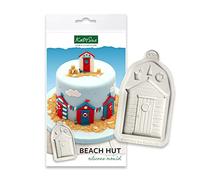 Katy Sue Beach Hut/Garden Shed Silicone Mould for Cake Decorating & Crafting for use with Fondant, Sugar Paste, Gum Paste, Air Dry Clay - Makes a Beach Hut 85 x 58 Millimetres by Katy Sue Moulds
