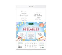 Katy Sue Birthday Selection Peelables Stickers for Birthday Card Making. 72 Peelable Verses/Peel Offs for Card Making Supplies from Katy Sue Designs. Stickers 99 x 93 millimetres or 4 x 3.7 inches