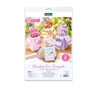 Katy Sue Blooming Box Bouquets Pop Up Card Making Kit. Make 8 3D Floral Box Cards. All-in-one Kit: Die-Cut Decoupage, Cardstock, Adhesive Pads, Envelopes & Instructions for Card Making Supplies