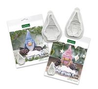 Katy Sue Boy & Girl Gnomes Silicone Moulds (Set of 2) for Cake Decorating & Crafts
