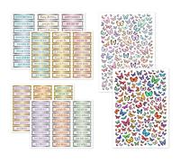 Katy Sue Die-Cut Birthday Banners & Butterflies Set for Card Making Supplies & Scrapbooking. Contains 96 Foiled Pastel Birthday Banners & 332 Double-Sided Colourful Die-Cut Butterflies