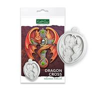 Katy Sue Dragon Cross Silicone Mould for Crafting & Cake Decorating