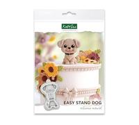 Katy Sue Easy Stand Dog Silicone Mould for Cake Decorating & Craft. Use with Fondant, Sugar Paste, Gum Paste & Air Dry Clay from Katy Sue Designs Fondant Moulds