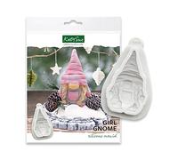 Katy Sue Girl Gnome Silicone Mould for Cake Decorating & Crafting. Makes a Gnome or Gonk 90 Tall x 55 Wide in Millimetres for Fondant, Flower Paste, Air Dry Clay, Polymer Clay. UK-Made.