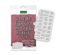 Katy Sue Gothic Font Lowercase Alphabet Silicone Mould for Cake Decorating & Crafts