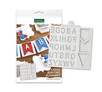 Katy Sue Large Bunting Alphabet Silicone Mould for Cake Decorating & Crafts