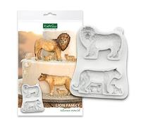 Katy Sue Lion Family Silicone Mould For Cake Decorating & Crafts