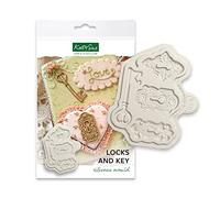 Katy Sue Lockplates and Key Silicone Mould for Cake Decorating & Crafts