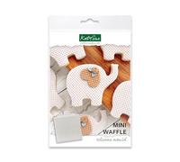 Katy Sue Mini Waffle Silicone Mould for Cake, Cookie Decorating, & Craft. A Waffle Texture Mould to Use with Fondant Icing, Sugar Paste, & Air-Drying Clay from Katy Sue Designs Fondant Moulds