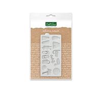 Katy Sue Miniature Beach Set Silicone Mould for Craft & Cake Decorating. Use with Resin, Clays, Fondant. Makes 14 Beach Themed Elements - Sun 20 x 30, Ball 15 x 15, Palm Tree 12 x 28 millimetres
