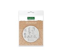 Katy Sue Miniature Golf Silicone Mould For Crafts & Cake Decorating - Makes 6 Elements Including Large Golf Ball 14mm, Caddy 32 x 10mm, FORE 21 x 11mm