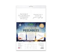 Katy Sue O Holy Night Peelables Stickers for Christmas Card Making. 48 Peelable, Peel Offs, Christian Verses & Sentiments for Card Making Supplies. Stickers are 99 x 93 millimetres or 4 x 3.7 inches