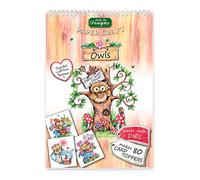 Katy Sue 'Owls' Paper Craft Pad & Card Making Kit (Not Die-Cut)