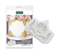 Katy Sue Rococo Corners & Crest Silicone Mould for Cake Decorating & Crafts