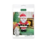 Katy Sue Santa Claus Silicone Mould for Christmas Cake Decorating & Crafting. Makes a Santa or Father Christmas 80 Tall x 45 Wide in Millimetres for Fondant, Sugar Paste, Air Dry Clay, Polymer Clay