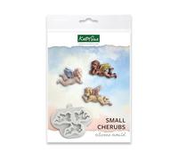 Katy Sue Small Cherubs Silicone Mould for Cake Decorating & Crafting. Use with Fondant, Air Dry Clay, Polymer Clay, Resin. Makes 3 Cherubs Sized at 40 x 25 x 8 Millimetres from Katy Sue Moulds