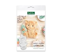 Katy Sue Sweet Safari Lion Cub Silicone Mould for Cake, Cookie Decorating, & Craft. A Lion Cub Animal Mould to Use with Fondant, Sugar Paste, & Air Drying Clay from Katy Sue Designs Fondant Moulds
