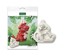 Katy Sue T-Rex Dinosaur Silicone Mould for Cake Decorating & Craft - Makes a Figure 65mm x 75mm