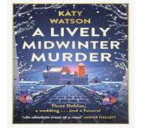 Katy Watson A Lively Midwinter Murder Hardback Book in White Katy Watson White