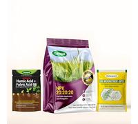 Katyayani NPK 20 20 20 100% Organic Water Soluble Fertilizer For Home Garden| PlantFood with 2 Sample Mix micronutrients| Natural Yield & Blooming Booster for Outdoor Indoor Plants(900gx1)