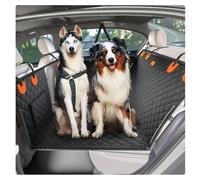 KATYGLORY Back Seat Extender for Dogs - Car Seat Cover Hammock Hard Bottom up tp 500lbs Luxury Camping Bed Mattress for Travel Backseat Car SUV Truck (Black), KT-01