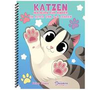 Katzen Malbuch für Kinder im Alter von 4-8 Jahren: Niedliche und liebenswerte Cartoon-Katzen und Kätzchen