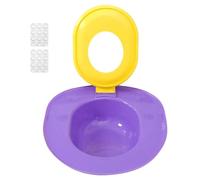 Katzen Toilettensitz - Katzentoilette | Toilettentraining Für Katzen | Saugnäurebecher | Tragbar Wiederverwendbar Entfernbar Für Kätzchen Haustiere Reisen Zuhause wohnmobl - 39 x 36 x 10 cm