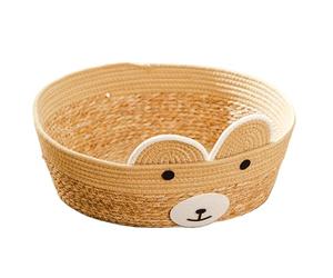 Katzenhäuser Für Drinnen | Waschbares, Gewebtes -Schlafnest | Katzenhäuser | Für Welpen Und Kätzchen, Drinnen, Auf Der, Dem Balkon, Im Garten, Im Hof, in Der Scheune