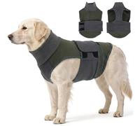 Katzinst Calming Coat, Comfortable Dog Clothes for Anxiety Relief, Suitable for Medium and Large Dogs, Green M