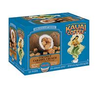 Kauai Coffee Coconut Caramel Crunch Flavor 12 PODS
