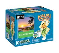 Kauai Coffee Keurig K-Cup Pods - Decaffeinated - Medium Roasted - Premium Arabica (Pack of 10)