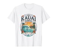Kauai Hawaii Beach Vacation Travel Hawaiian Aloha Surfer T-Shirt