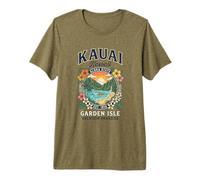 Kauai Hawaii Hawaiian Aloha Beach Vacation Travel Surfer Premium T-Shirt
