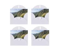 Kauai Hawaii Seashore Print Blank Greeting Cards, Love Buttons, Pearl Paper Envelopes Suitable For Various Occasions - Anniversary Cards, Thank You Cards, Holiday Cards, Wedding Cards, Congratulations