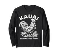 Kauai Rooster Chicken Long Sleeve T-Shirt