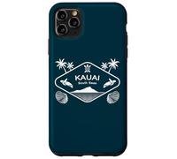 Kauai South Seas Sea Turtle Palm Trees Souvenir Hawaii Case for iPhone 11 Pro Max