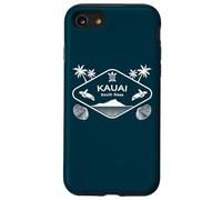 Kauai South Seas Sea Turtle Palm Trees Souvenir Hawaii Case for iPhone SE (2020) / 7/8