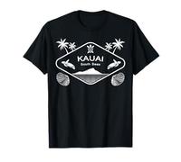 Kauai South Seas Sea Turtle Palm Trees Souvenir Hawaii T-Shirt
