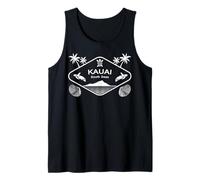 Kauai South Seas Sea Turtle Palm Trees Souvenir Hawaii Tank Top