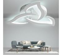 KAUCQI LED Ceiling Light 56CM 15W Modern LED Ceiling Lamp 6000K 1500LM Children's Room Light Petal Lamp for Living Room Bedroom Kids Room