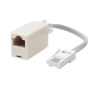 KAUDEN - BT431A UK Phone Plug to RJ45 Socket Line Adaptor