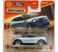 Kauf und Spar Matchbox 2025-2024 Ford Explorer BEV Metalflake Light Blue 07/125