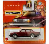 Kauf und Spar Matchbox Car 2024-1986 Volvo 240 [Burgundy Red] Red 88/100