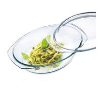 KAUFGUT PIROFIL COPERCHIO OVALE VETRO 3,5l 25X21X18CM SIMAX 12707