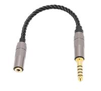 Kaufpart Balanced Cable Adapter, 4.4mm Male To 2.5mm Female Gold Plated Oxygen Free Copper Wire Core Adapter Cable