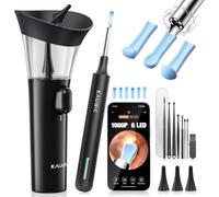 KAUGIC Manual Ear Wax Removal Kit with Ear Camera Combo for Adults